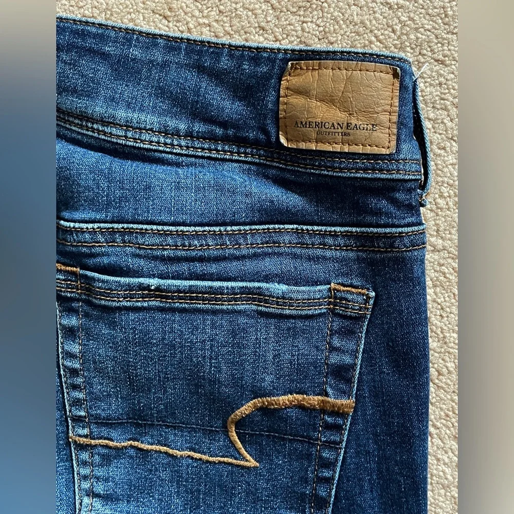 American Eagle Outfitters Women's Bootcut Super Stretch Jeans, Size 10 Long - Picture 6 of 9